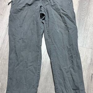 Columbia Grey Outdoor Hiking Belted Straight Leg Pants Men's Size 40x32